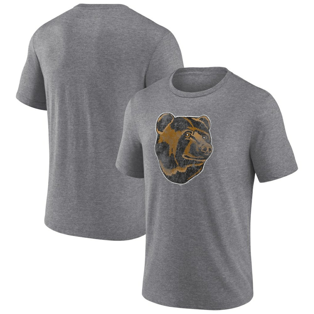 Boston Bruins Wraparound Tri-Blend T-Shirt - Heather Gray - NHL 4773186