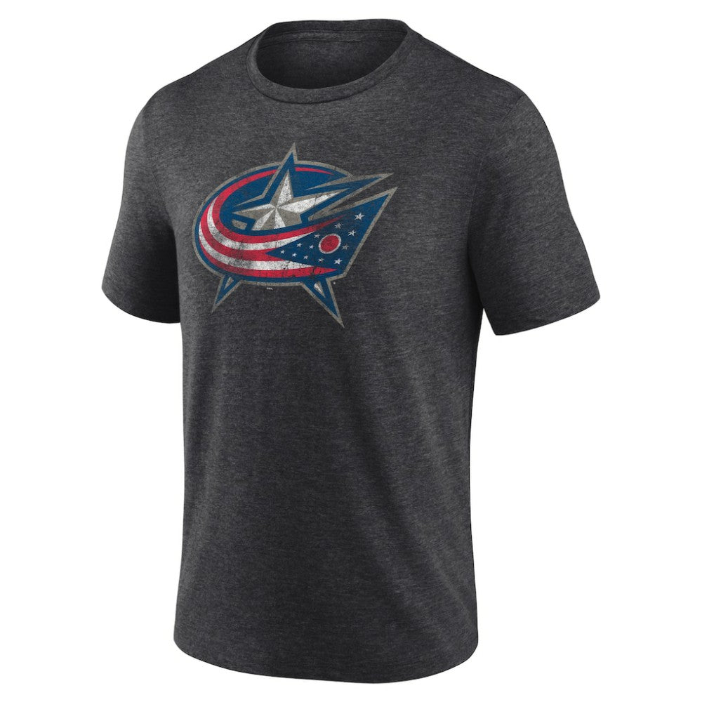 Columbus Blue Jackets Wraparound Tri-Blend T-Shirt - Charcoal - NHL 4773192