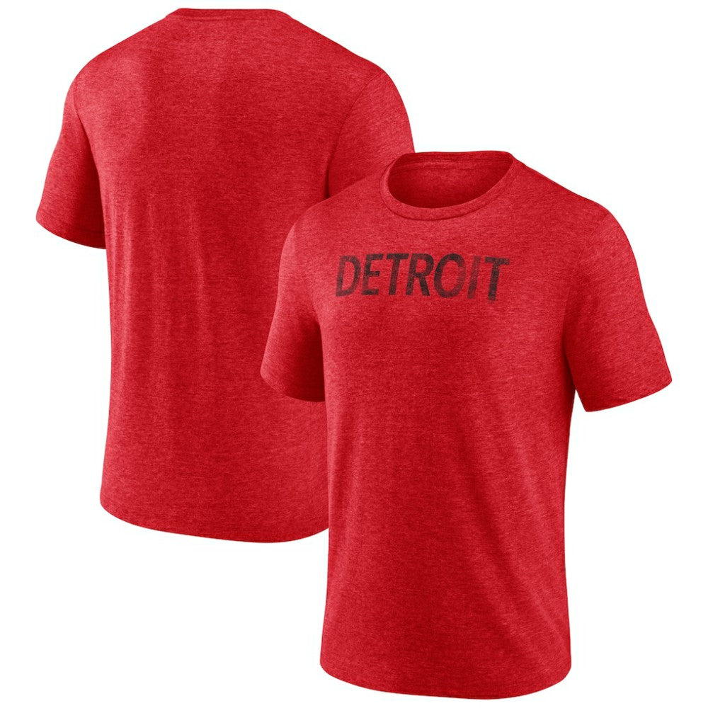 Detroit Red Wings Wraparound Tri-Blend T-Shirt - Red - NHL 4773194