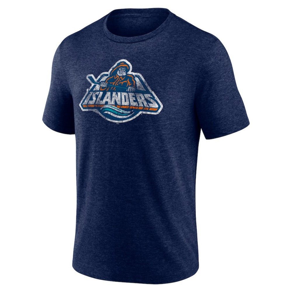New York Islanders Wraparound Tri-Blend T-Shirt - Navy - NHL 4773202