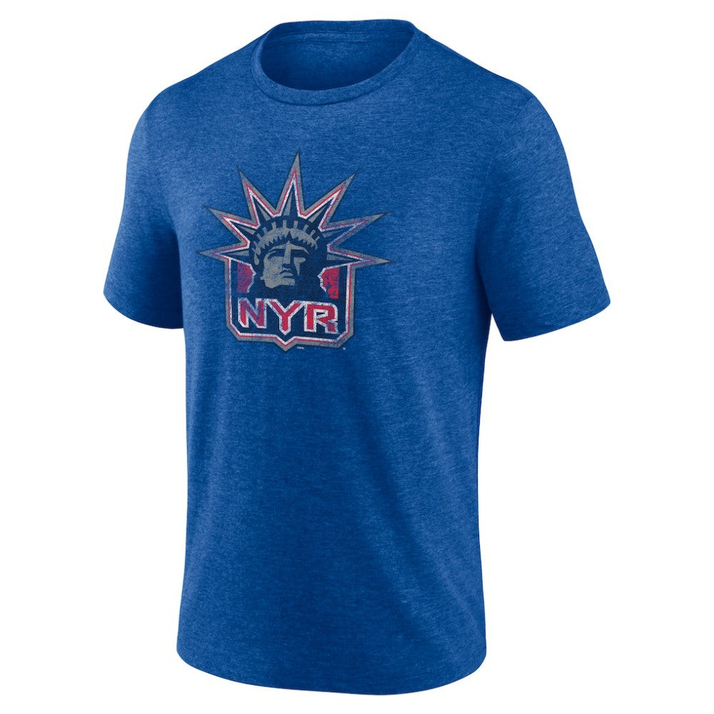 New York Rangers Wraparound Tri-Blend T-Shirt - Blue - NHL 4773203