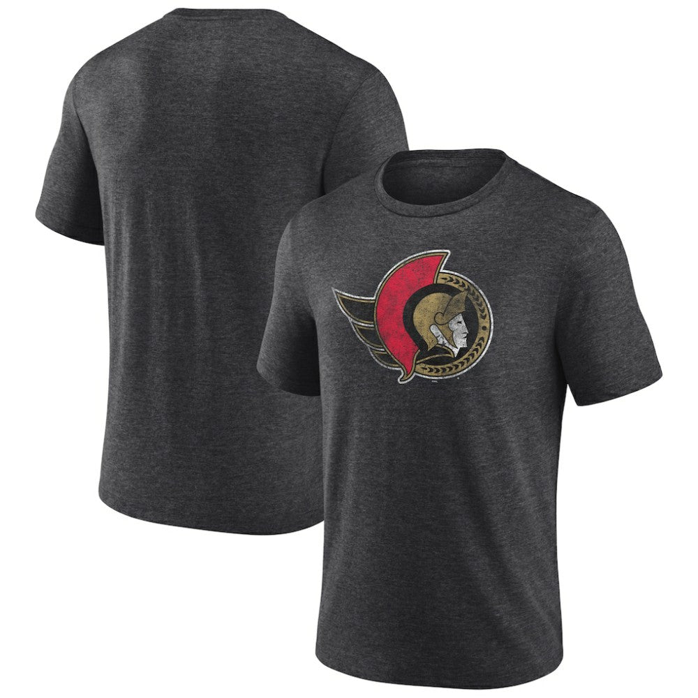 Ottawa Senators Wraparound Tri-Blend T-Shirt - Charcoal - NHL 4773204