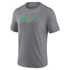 San Jose Sharks Wraparound Tri-Blend T-Shirt - Heather Gray - NHL 4773207