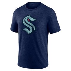 Seattle Kraken Wraparound Tri-Blend T-Shirt - Deep Sea Blue - NHL 4773208