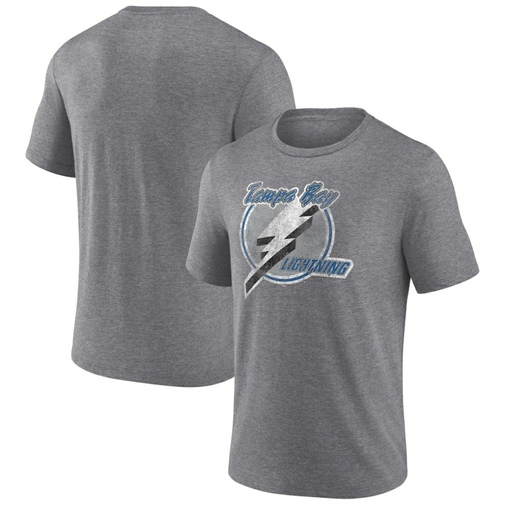 Tampa Bay Lightning Wraparound Tri-Blend T-Shirt - Heather Gray - NHL 4773210
