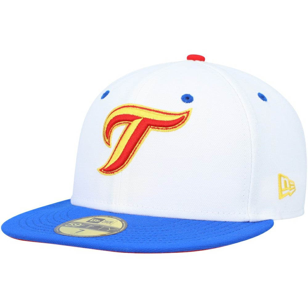 Toronto Blue Jays New Era 30th Anniversary Cherry Lolli 59FIFTY Fitted Hat - White/Royal - New Era Lifestyle