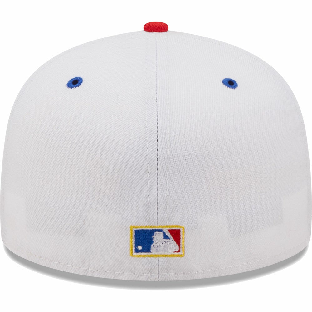 Los Angeles Dodgers New Era 75th World Series Cherry Lolli 59FIFTY Fitted Hat - White/Royal - New Era Discount