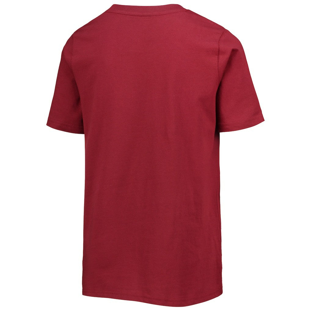Washington Commanders Youth Secondary Logo T-Shirt Burgundy