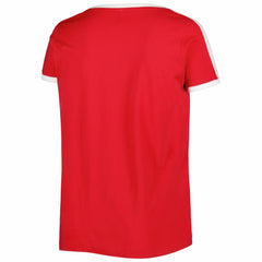 Washington Nationals Soft as a Grape Women's Plus Size V-Neck T-Shirt - Red - MLB Discount