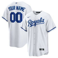 Kansas City Royals Nike Replica Custom Jersey - White - Nike Discount