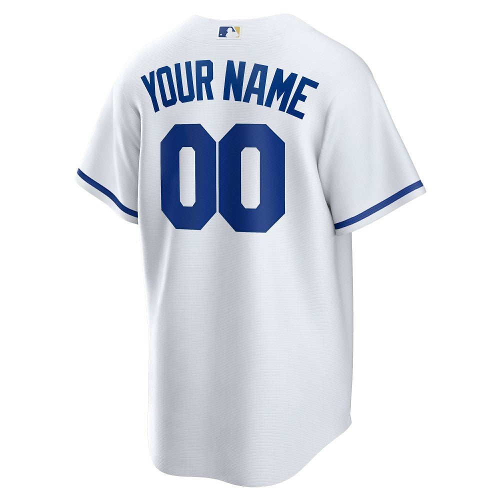 Kansas City Royals Nike Replica Custom Jersey - White - Nike Discount