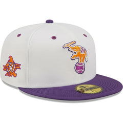 Athletics New Era 30th Season Grape Lolli 59FIFTY Fitted Hat - White/Purple - New Era on Sale
