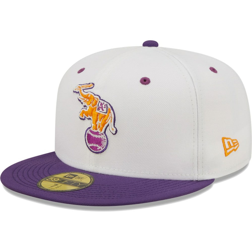Athletics New Era 30th Season Grape Lolli 59FIFTY Fitted Hat - White/Purple - New Era on Sale