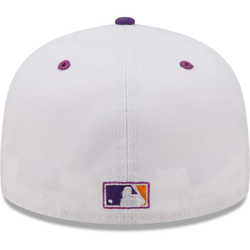 New York Yankees New Era 2000 World Series Grape Lolli 59FIFTY Fitted Hat - White/Purple - New Era Sale