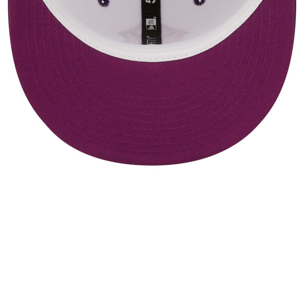 New York Yankees New Era 2000 World Series Grape Lolli 59FIFTY Fitted Hat - White/Purple - New Era Sale