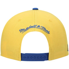 Denver Nuggets Hardwood Classics Snapback Hat for sale Gold/Royal | Mitchell & Ness US