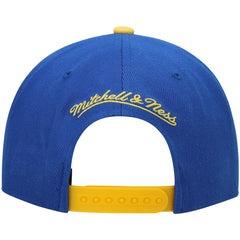Golden State Warriors Hardwood Classics Snapback Hat for sale Royal/Gold | Mitchell & Ness outlet