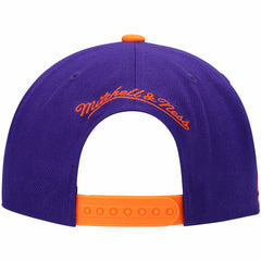 Phoenix Suns Hardwood Classics Snapback Hat Purple/Orange | Mitchell & Ness discount