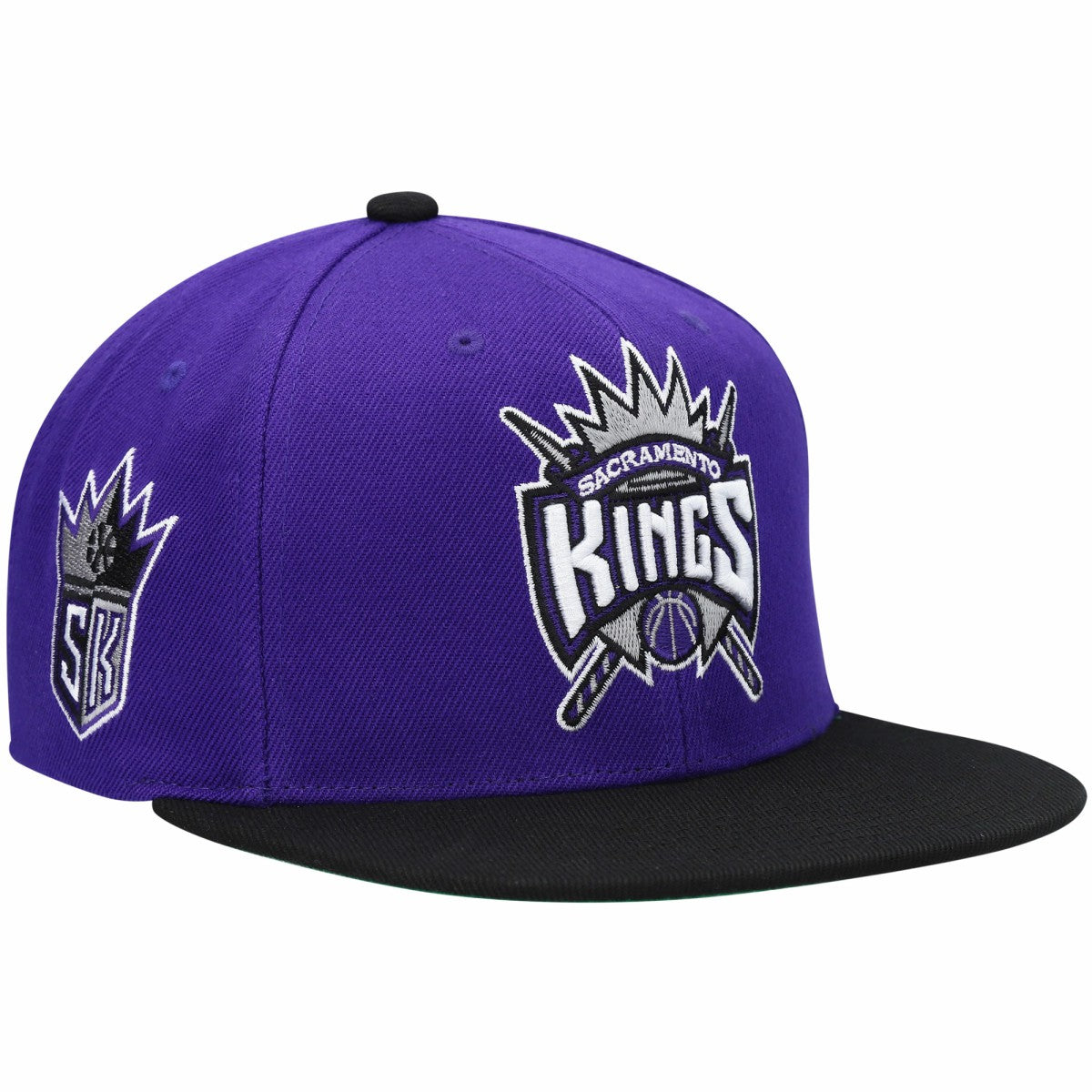 Sacramento Kings Hardwood Classics Snapback Hat Purple/Black | Mitchell & Ness Lifestyle