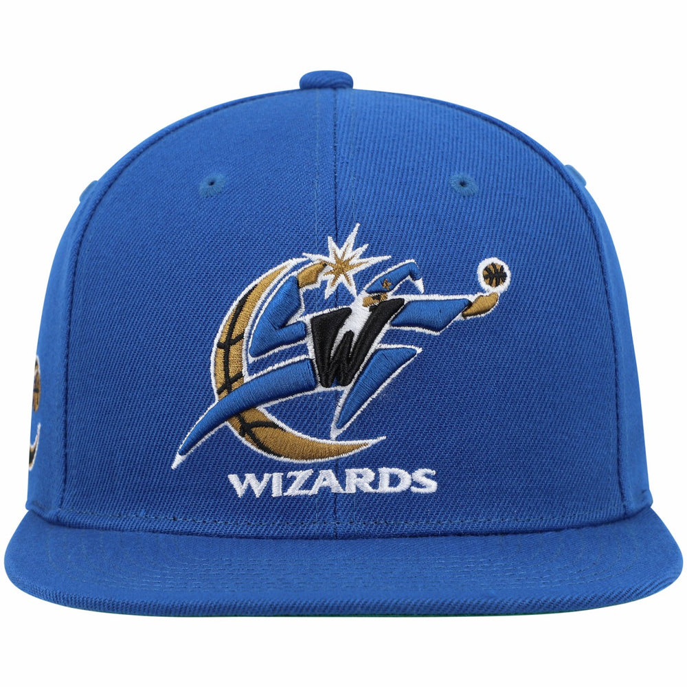 Washington Wizards Hardwood Classics Snapback Hat Blue | Mitchell & Ness