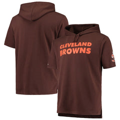 Mitchell & Ness Cleveland Browns Game Day Hoodie T-Shirt Brown