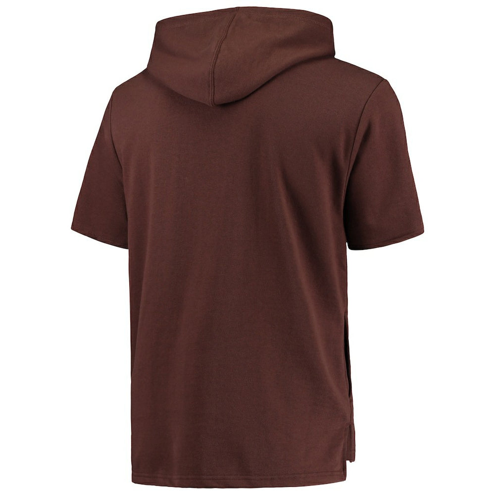 Mitchell & Ness Cleveland Browns Game Day Hoodie T-Shirt Brown