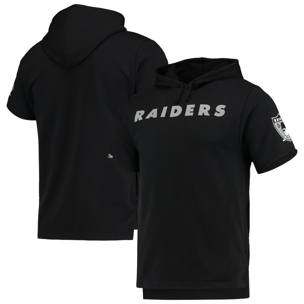 Mitchell & Ness Las Vegas Raiders Game Day Hoodie T-Shirt Black