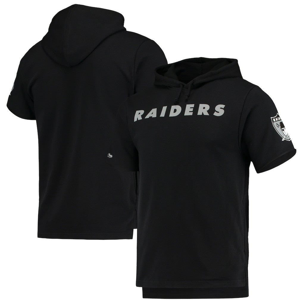 Mitchell & Ness Las Vegas Raiders Game Day Hoodie T-Shirt Black