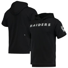 Mitchell & Ness Las Vegas Raiders Game Day Hoodie T-Shirt Black