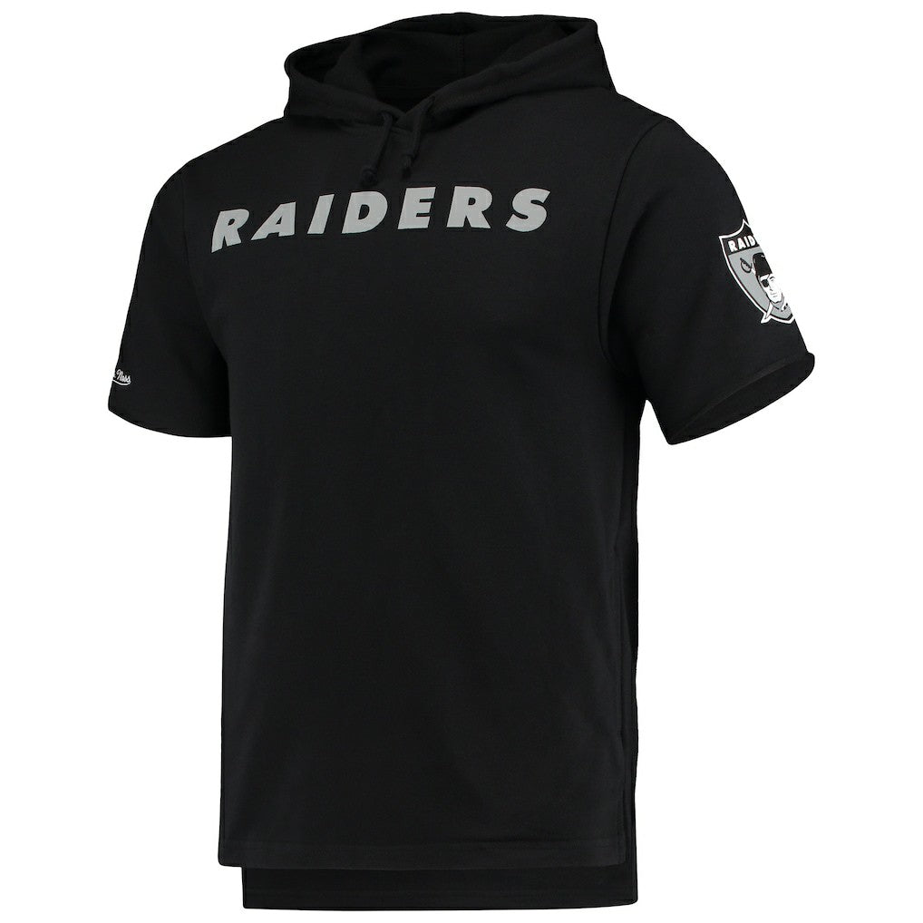 Mitchell & Ness Las Vegas Raiders Game Day Hoodie T-Shirt Black