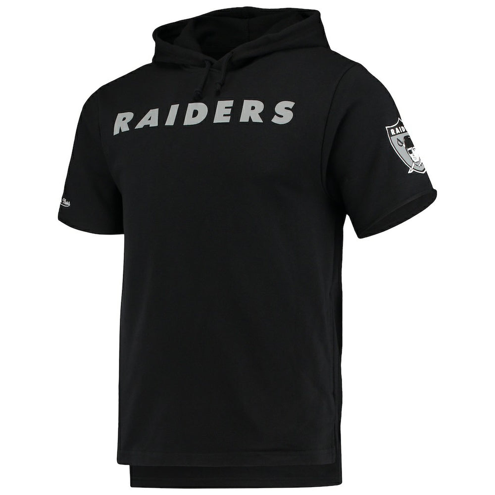 Mitchell & Ness Las Vegas Raiders Game Day Hoodie T-Shirt Black