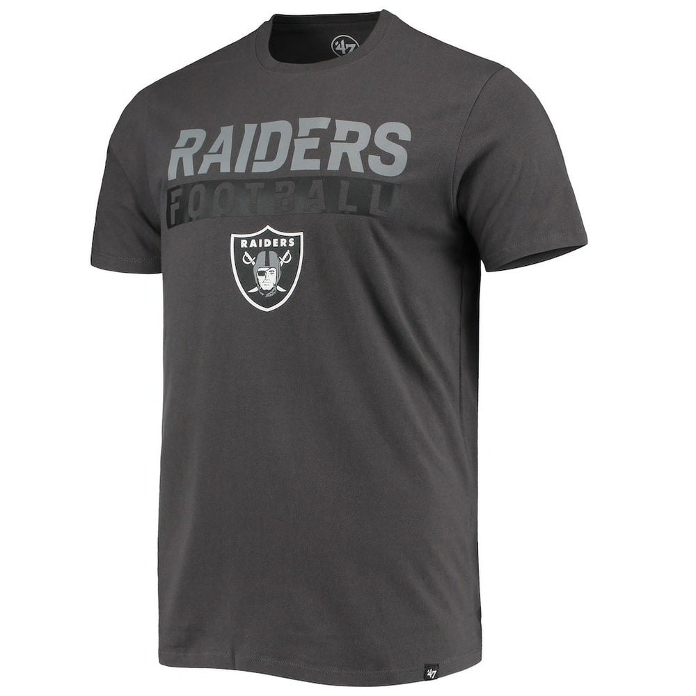47 brand Las Vegas Raiders '47 Dark Ops Super Rival T-Shirt Charcoal