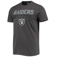 47 brand Las Vegas Raiders '47 Dark Ops Super Rival T-Shirt Charcoal