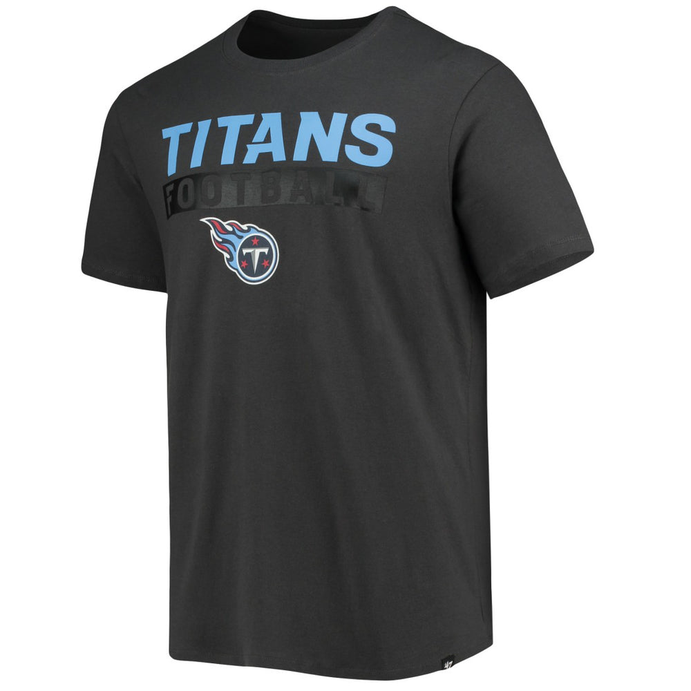 47 brand Tennessee Titans '47 Dark Ops Super Rival T-Shirt Charcoal
