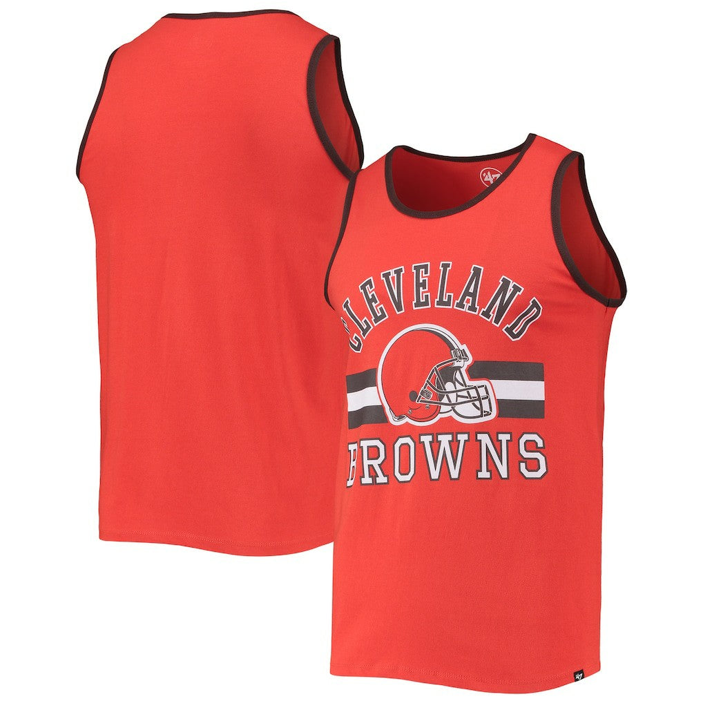47 brand Cleveland Browns '47 Edge Super Rival Tank Top Orange