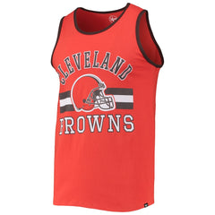 47 brand Cleveland Browns '47 Edge Super Rival Tank Top Orange