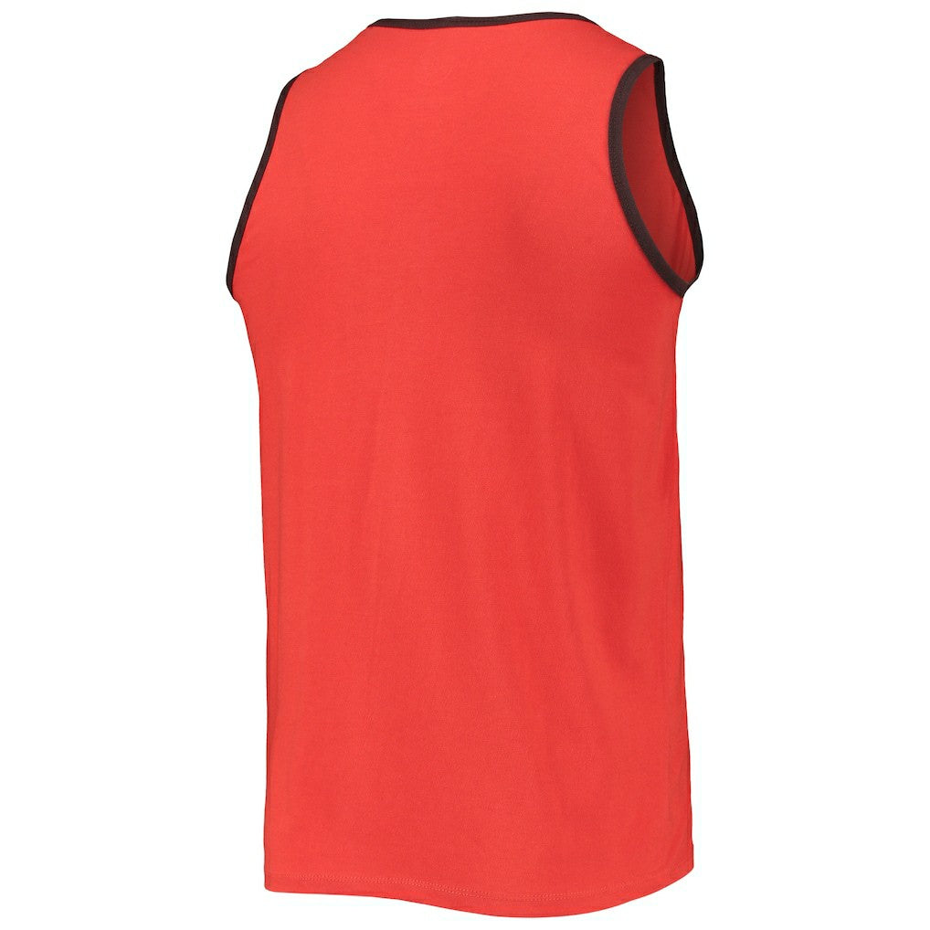 47 brand Cleveland Browns '47 Edge Super Rival Tank Top Orange