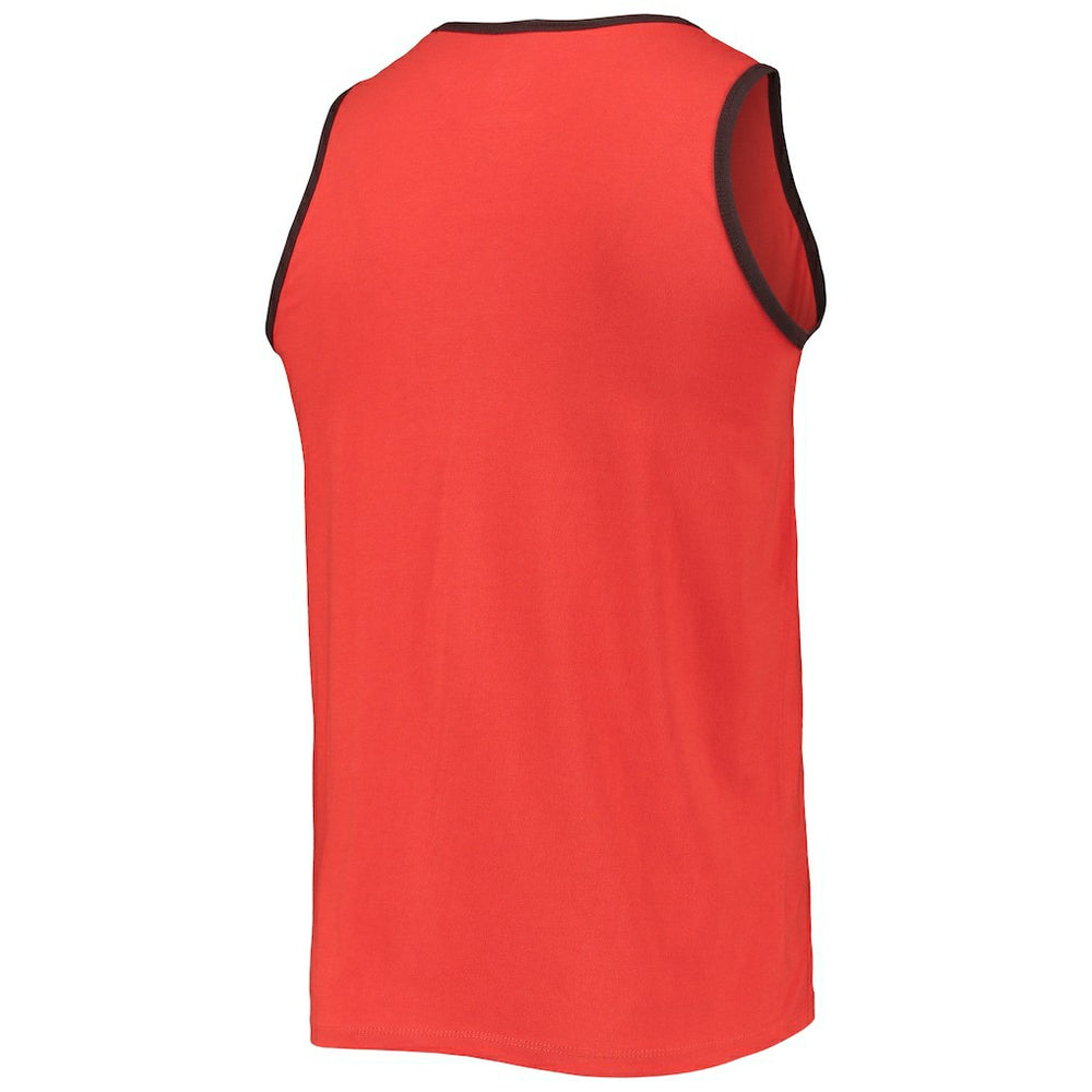 47 brand Cleveland Browns '47 Edge Super Rival Tank Top Orange