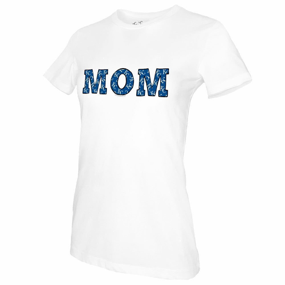 Kansas City Royals Tiny Turnip Women's Mom T-Shirt - White - MLB Online
