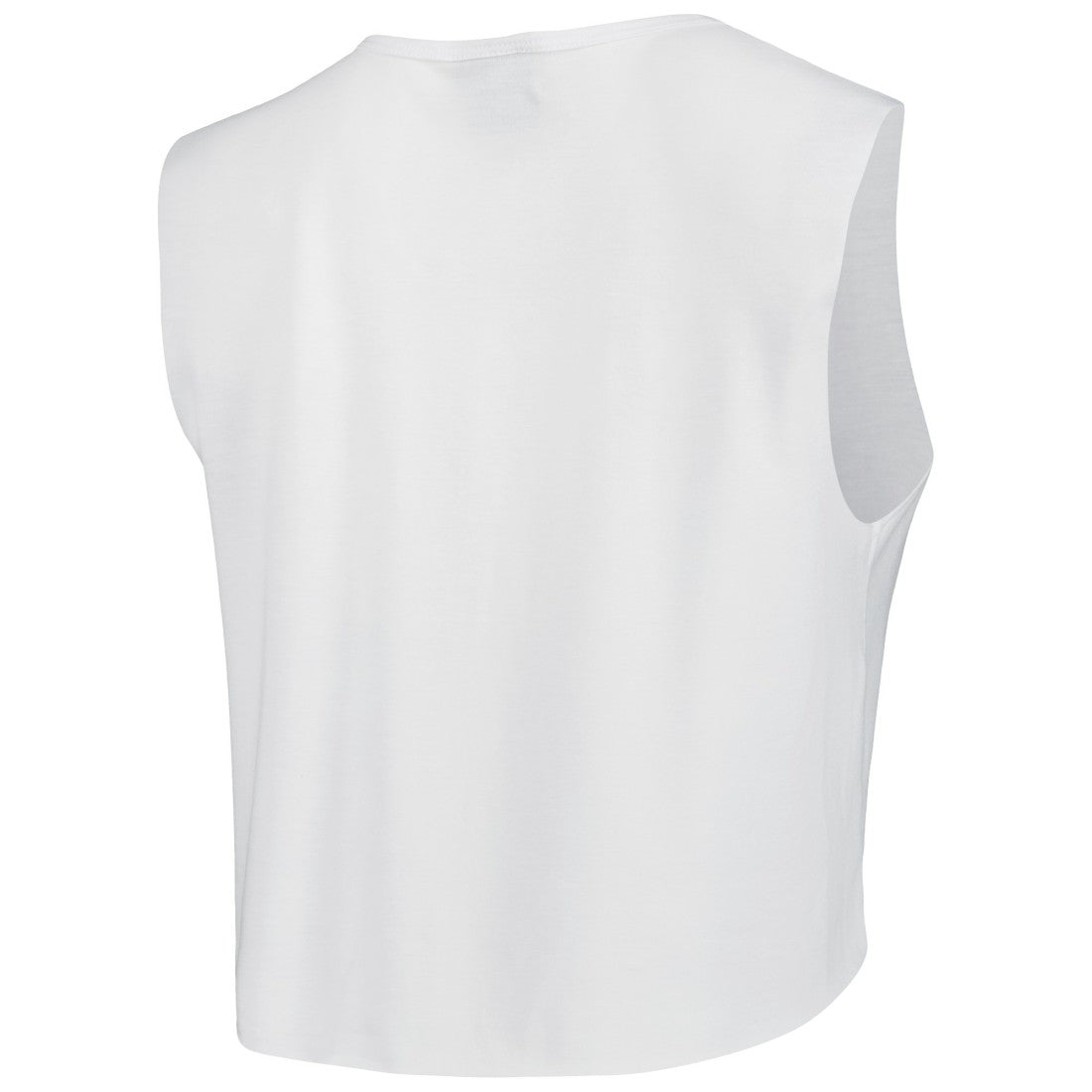Tampa Bay Buccaneers Cuce Women's Sequin Tri-Blend Cropped Tank Top White