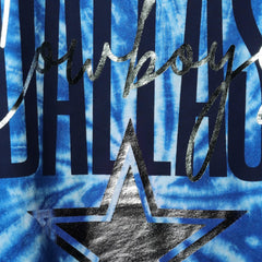 Dallas Cowboys Lauren James Women's Tie-Dye Jersey Boxy Tank Top Royal