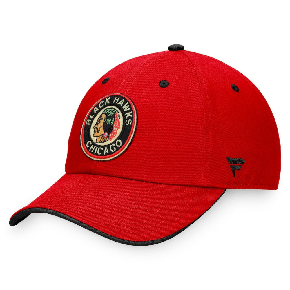 Chicago Blackhawks Fanatics Original Six Adjustable Hat - Red - NHL 4783883