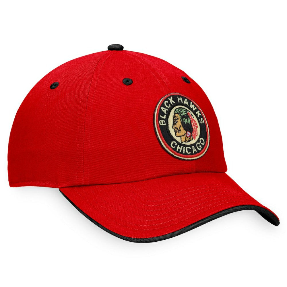 Chicago Blackhawks Fanatics Original Six Adjustable Hat - Red - NHL 4783883