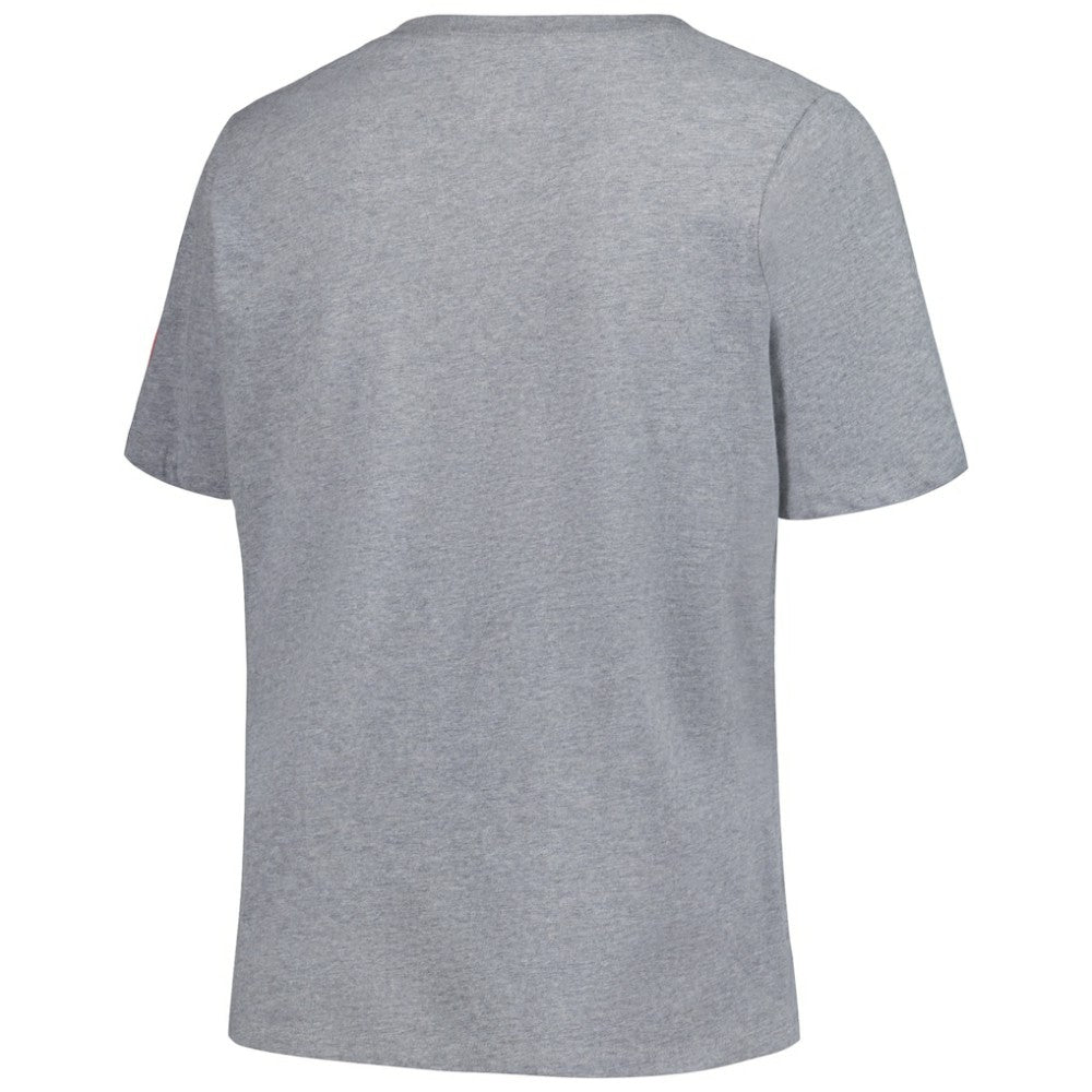 Colorado Rockies New Era Women's City Connect Plus Size V-Neck T-Shirt - Gray - New Era on Sale