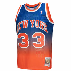 Patrick Ewing New York Knicks 1991/92 Hardwood Classics Fadeaway Swingman Player Jersey Orange/Royal | Mitchell & Ness Near Me