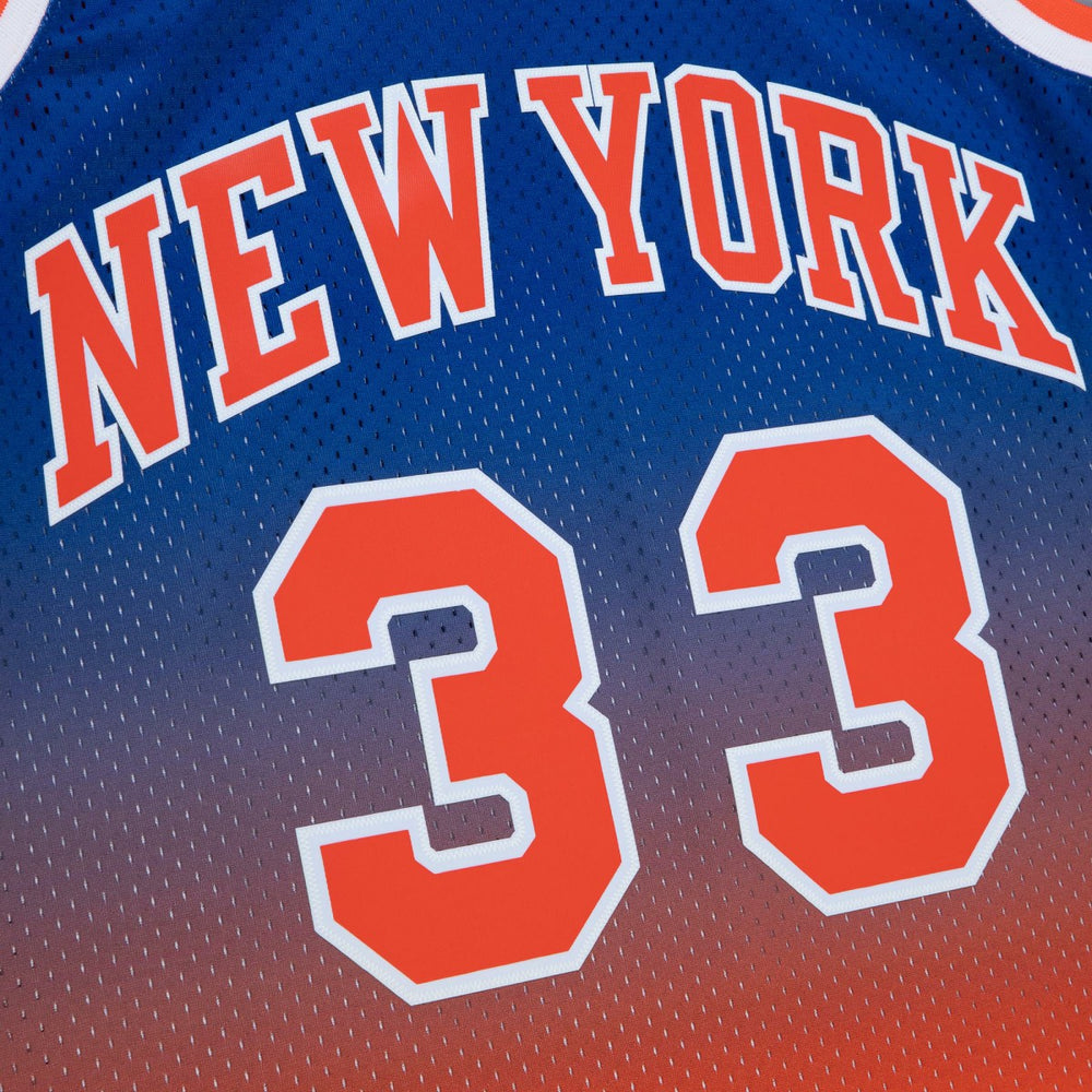 Patrick Ewing New York Knicks 1991/92 Hardwood Classics Fadeaway Swingman Player Jersey Orange/Royal | Mitchell & Ness Near Me