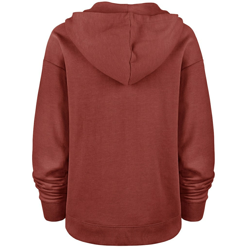 47 brand Washington Commanders '47 Women's Color Rise Kennedy Pullover V-Neck Hoodie Heathered Burgundy