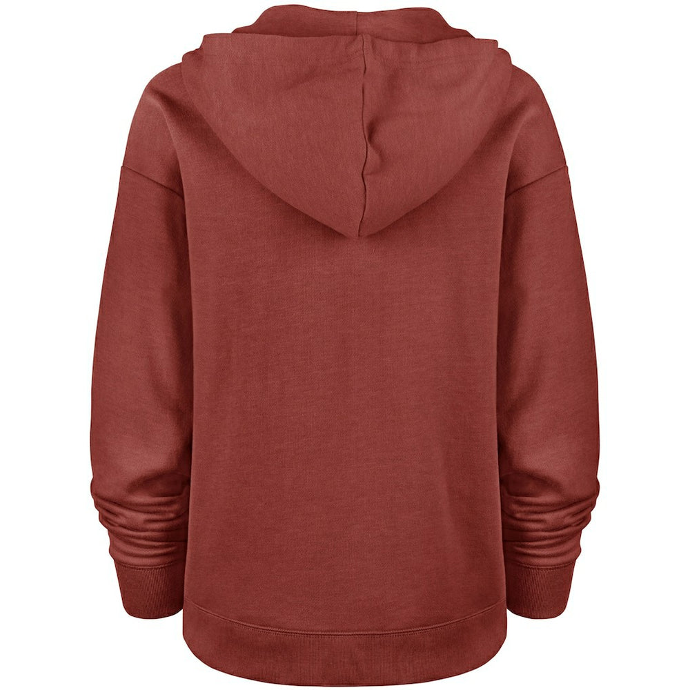 47 brand Washington Commanders '47 Women's Color Rise Kennedy Pullover V-Neck Hoodie Heathered Burgundy