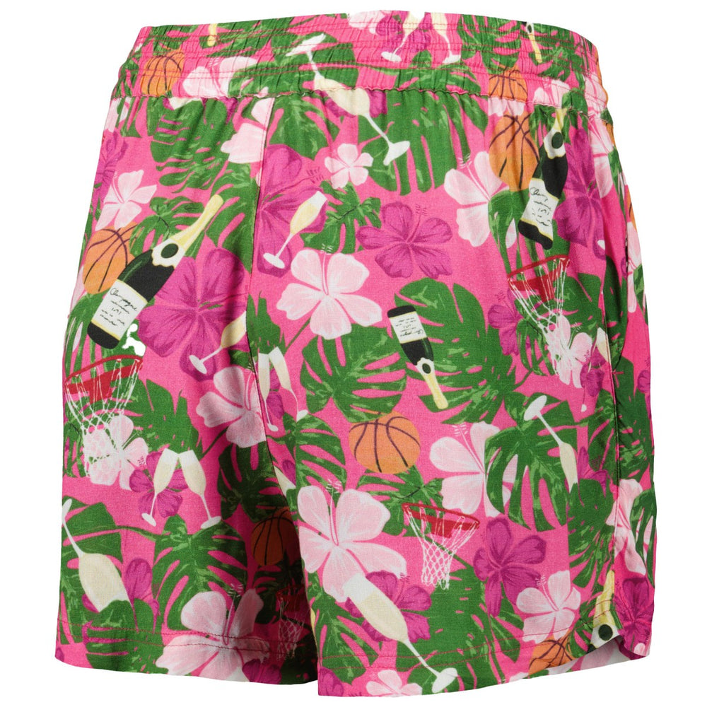 Los Angeles Lakers Lusso Women's Finley-Frankie Party Top & Shorts Set Pink