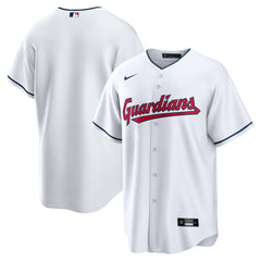 Cleveland Guardians Nike Home Blank Replica Jersey - White - Nike Discount